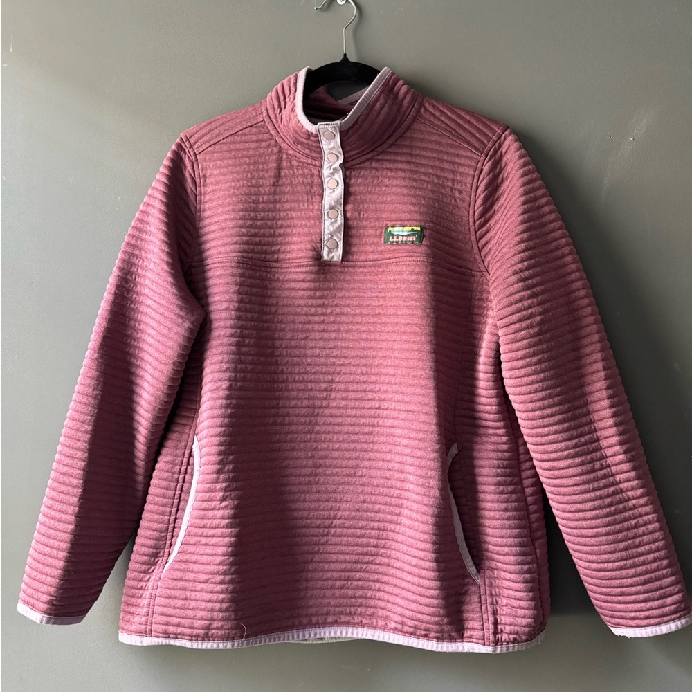 L.L. Bean Women's berry Pullover Sweatshirt